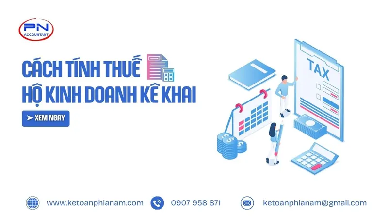 Sản phẩm cach tinh thue ho kinh doanh ke khai 4 — Công Ty TNHH Dịch Vụ Kế Toán Phía Nam — MST 0313477351