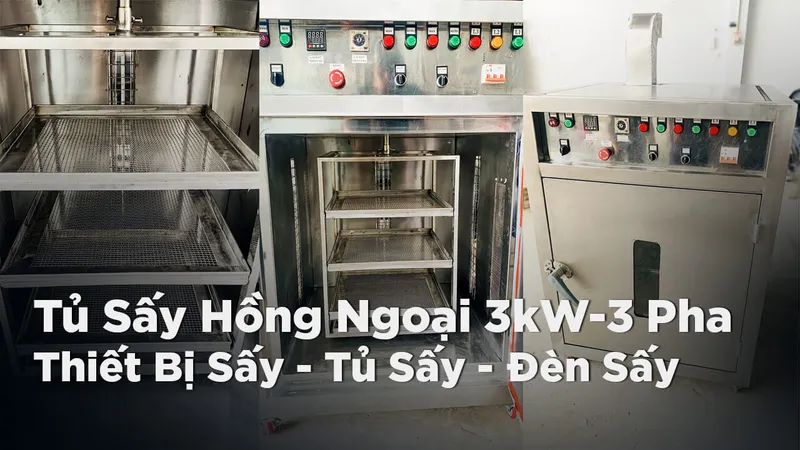 Sản phẩm tu say hong ngoai 3kW 380V 20 anh bia — Thiết Bị Sấy E-Mart - Công Ty TNHH E-Mart — MST 0313477471