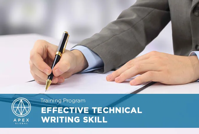 Sản phẩm Effective Technical Writing Skill_En — Công Ty Cổ Phần Apex Global — MST 0313485458