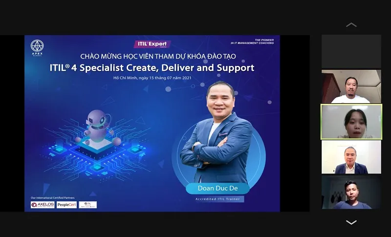 Sản phẩm Khai giang khoa ITIL Specialist CDS — Công Ty Cổ Phần Apex Global — MST 0313485458