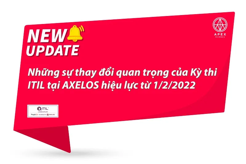 Sản phẩm Update thay doi ki thi itit tai axelos — Công Ty Cổ Phần Apex Global — MST 0313485458