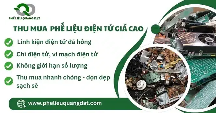 Sản phẩm quang dat thu mua phe lieu dien tu gia cao 1 — Công Ty TNHH Thương Mại Phế Liệu Quang Đạt — MST 0313551100