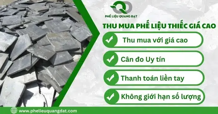 Sản phẩm thu mua phe lieu thiec gia cao — Công Ty TNHH Thương Mại Phế Liệu Quang Đạt — MST 0313551100