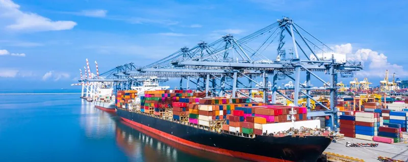 Sản phẩm 1 container ship arriving commercial port 1024x407 — Giám Định Cargo Control - Công Ty TNHH Dịch Vụ Kỹ Thuật Hàng Hải Cargo Control — MST 0313571361