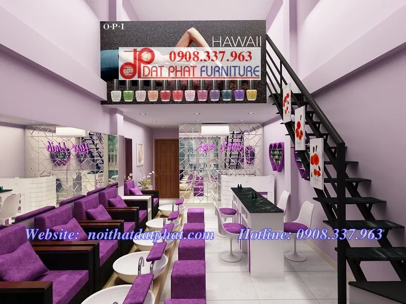 Sản phẩm thiet ke tiem nail 6 1 — Nội Thất Đại Phát - Công Ty TNHH SX XD Nội Thất Đại Phát — MST 0313593397