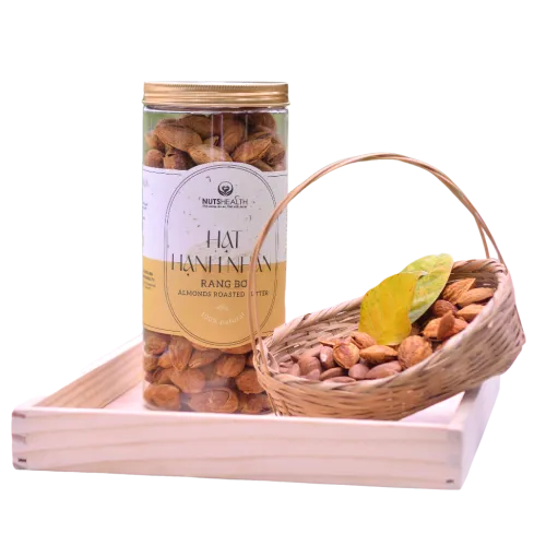 Sản phẩm Hanh nhan rang bo 500g 500x500 — Công Ty TNHH Sản Xuất Thương Mại Dịch Vụ Xuất Nhập Khẩu Nutshealth — MST 0313601880