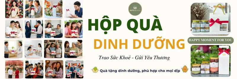 Sản phẩm Hop qua dinh duong — Công Ty TNHH Sản Xuất Thương Mại Dịch Vụ Xuất Nhập Khẩu Nutshealth — MST 0313601880
