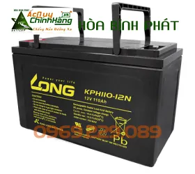 Sản phẩm ac quy kin khi (vrla agm) long 12v 110ah  kph110 12n 9733 — ắc Quy Hòa Bình Phát - Công Ty TNHH Ắc Quy Hòa Bình Phát — MST 0313603937