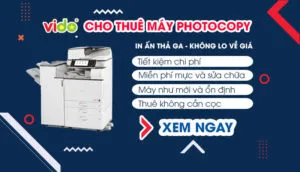 Văn phòng Cho Thuê Máy Photocopy Vido - Công Ty TNHH Dịch Vụ Tin Học Vido #3 — MST 0313604930