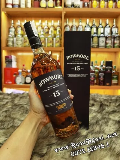 Sản phẩm ruou bowmore 15yo 1 — Công Ty TNHH TM Rượu Ngoại.net — MST 0313617288