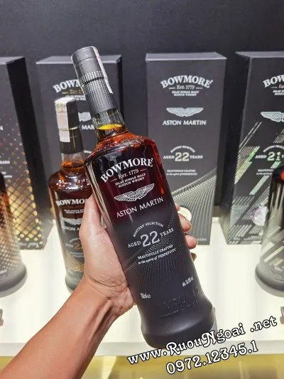 Sản phẩm ruou bowmore 22yo aston martin edition 3 1 — Công Ty TNHH TM Rượu Ngoại.net — MST 0313617288