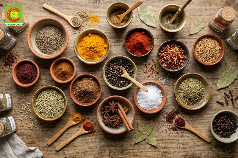 Sản phẩm chat dieu vi — Phụ Gia Thực Phẩm Sài Gòn Chem - Công Ty TNHH Xuất Nhập Khẩu Sài Gòn Chem — MST 0313621189