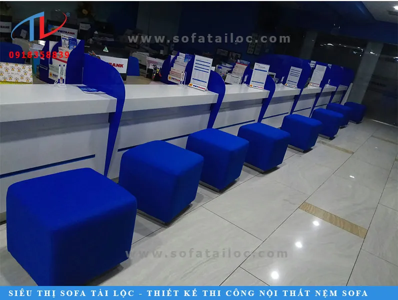 Sản phẩm dong ghe sofa ngan hang viet bank — Sofa Tài Lộc - Công Ty TNHH Công Nghệ - Kỹ Thuật Và Kiến Trúc INTER-ART Tài Lộc — MST 0313628441