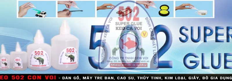 Sản phẩm slide keo con voi11 4789 1736995845 — Keo 502 Con Voi - Công Ty TNHH Con Voi — MST 0313635209