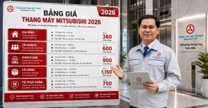 Sản phẩm bang gia thang may mitsubishi 2026 300x157 — Thang Máy Đại Lộc Phát - Công Ty TNHH Thang Máy Đại Lộc Phát — MST 0313644926