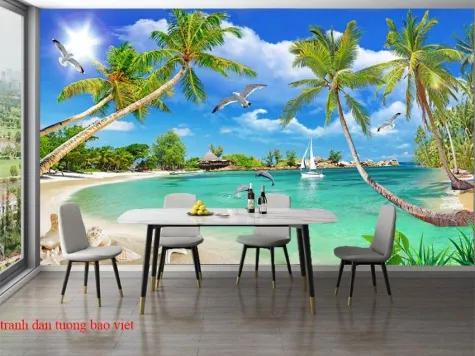 Sản phẩm tranhdantuong phong canh bien 475x356c — Giấy Dán Tường Bảo Việt - Công Ty Giấy Dán Tường Bảo Việt — MST 0313651747