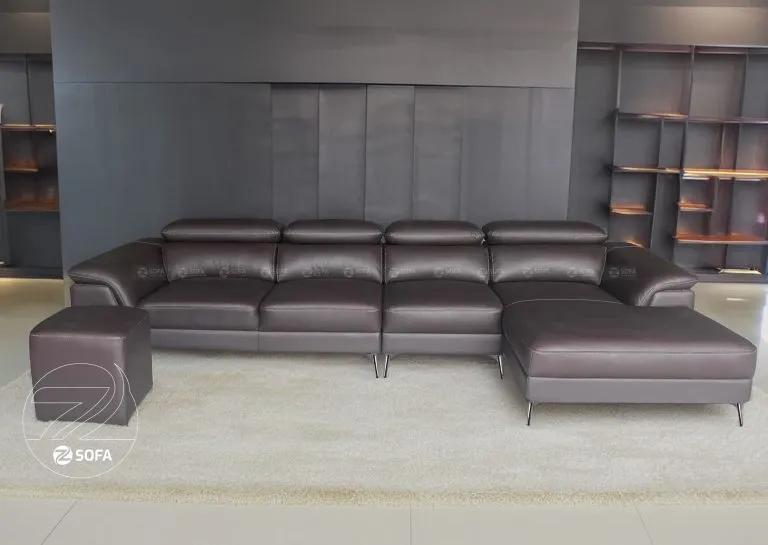 Sản phẩm sofa da bo nau 22 2 768x545 — Công Ty TNHH SX TM DV Linh Hoàng Gia — MST 0313654226