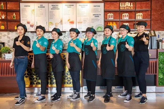 Sản phẩm tap de dong phuc quan cafe — Đồng Phục An Việt - Công Ty TNHH Sản Xuất Thương Mại Thiết Kế An Việt — MST 0313668726