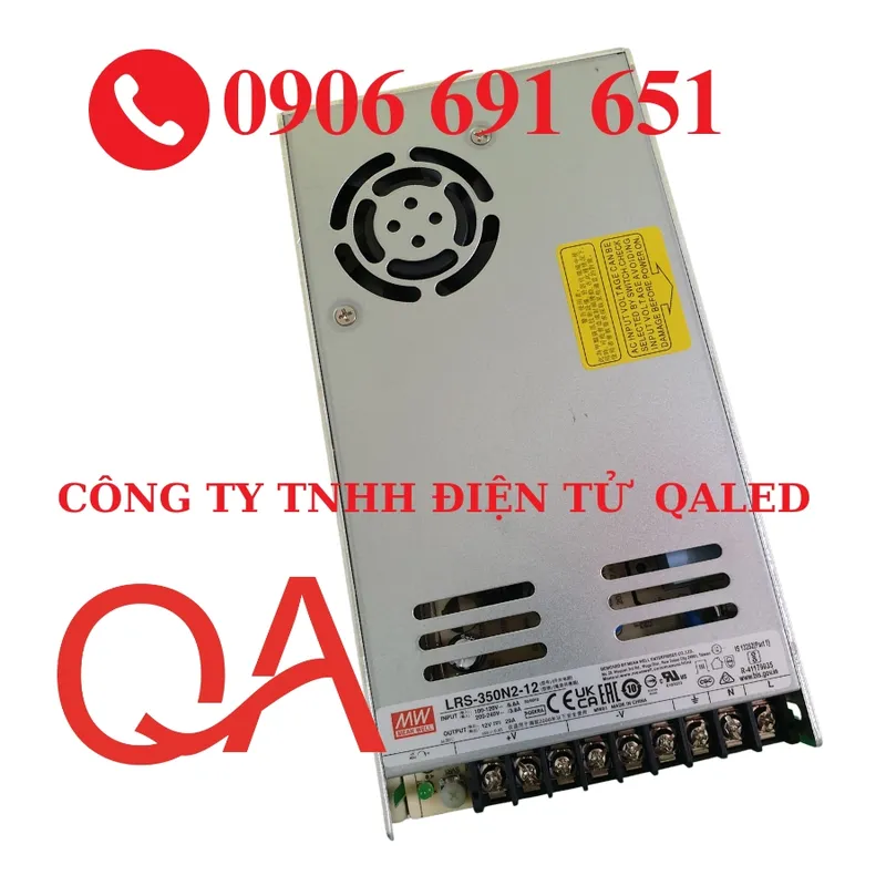 Sản phẩm nguon meanwell lrs 350n2 12 qaled 0909791751 — LED QALED - Công Ty Trách Nhiệm Hữu Hạn Điện Tử QALED — MST 0313684220