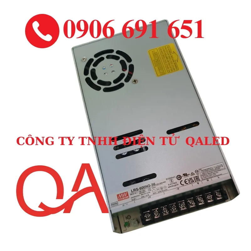 Sản phẩm nguon meanwell lrs 600n2 36 qaled 0909791751 meanwell — LED QALED - Công Ty Trách Nhiệm Hữu Hạn Điện Tử QALED — MST 0313684220