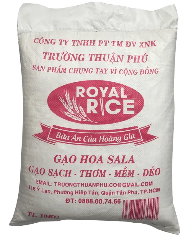 Sản phẩm gao hoa sala — Công Ty TNHH Sản Xuất Xuất Nhập Khẩu Lương Thực Trường Thuận Phú — MST 0313705992