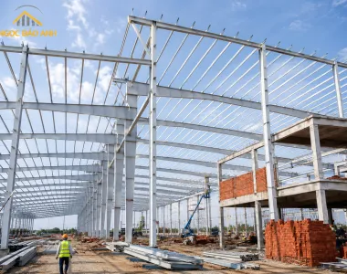 Sản phẩm xay dung nha thep tien che nha be 2 1684 — Công Ty TNHH Xây Dựng Ngọc Bảo Anh — MST 0313756066