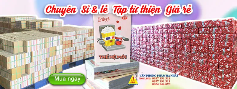 Sản phẩm tap tu thien gia re vpp ba nhat tp hcm — Văn Phòng Phẩm Ba Nhất - Công Ty TNHH Văn Phòng Phẩm Ba Nhất — MST 0313773664