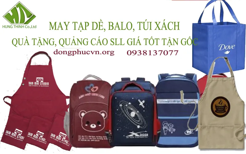 Sản phẩm balotuixachtapdedongphuc — Công Ty TNHH Sản Xuất Thương Mại Quốc Tế Hưng Thịnh — MST 0313835448