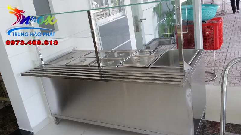 Sản phẩm TU HAM NONG THUC AN 8 KHAY CO KINH — Inox Trung Hào Phát - Công Ty TNHH Inox Trung Hào Phát — MST 0313857441