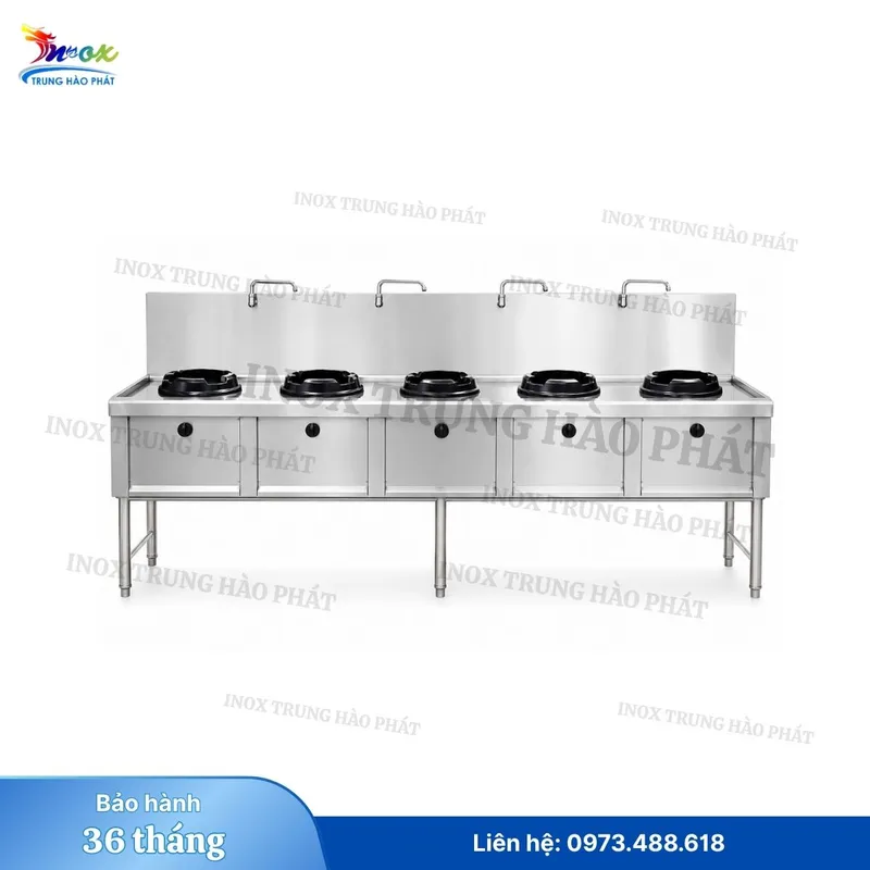 Sản phẩm bep a cong nghiep 5 hong — Inox Trung Hào Phát - Công Ty TNHH Inox Trung Hào Phát — MST 0313857441