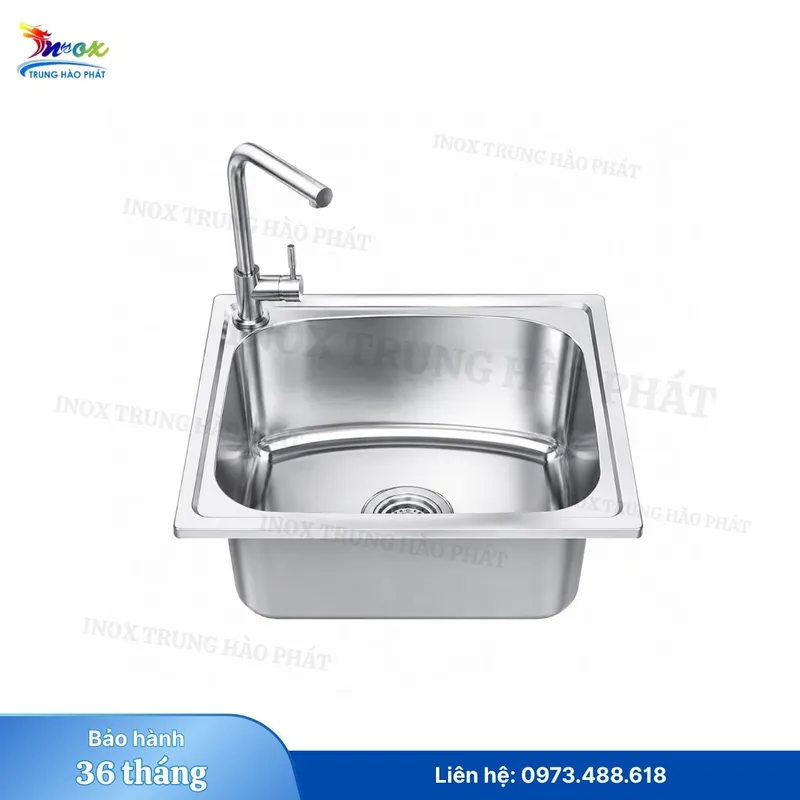 Sản phẩm chau rua don am quay — Inox Trung Hào Phát - Công Ty TNHH Inox Trung Hào Phát — MST 0313857441