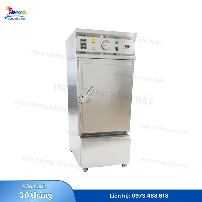 Sản phẩm tu com cong nghiep 4khay dien — Inox Trung Hào Phát - Công Ty TNHH Inox Trung Hào Phát — MST 0313857441