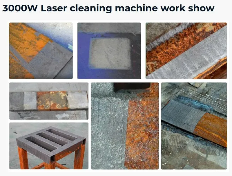 Sản phẩm 3000w laser cleaning machine work show 2 1 — Công Ty TNHH Thương Mại Dịch Vụ Công Nghệ Hava — MST 0313858808
