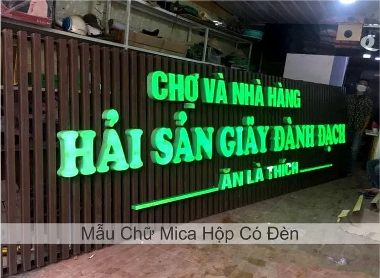 Sản phẩm chu mica den nha hang hai san — Quảng Cáo Ngọc Phát - Công Ty TNHH Thương Mại Dịch Vụ In ấn Quảng Cáo Ngọc Phát — MST 0313866615