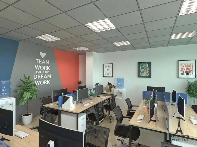 Sản phẩm View 3_Khu lam viec — Công Ty TNHH Thiết Kế Kiến Trúc Trang Trí Nội Thất Paris — MST 0313906963