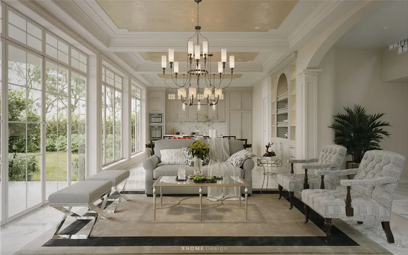 Sản phẩm Noi that villa dien vien manh truong — Nhà Thầu Xây Dựng XHOME Sài Gòn - Công Ty Cổ Phần XHOME Sài Gòn — MST 0313913255