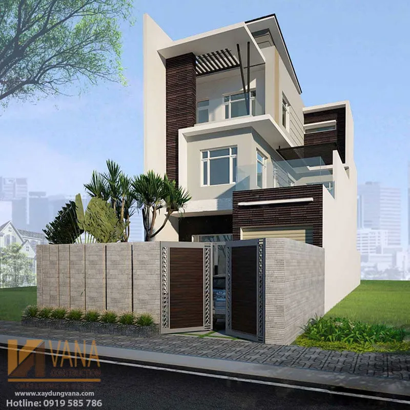 Sản phẩm Mau thiet ke biet thu hien dai 4 — Công Ty Cổ Phần Tư Vấn Thiết Kế Xây Dựng Vanacons — MST 0313936887