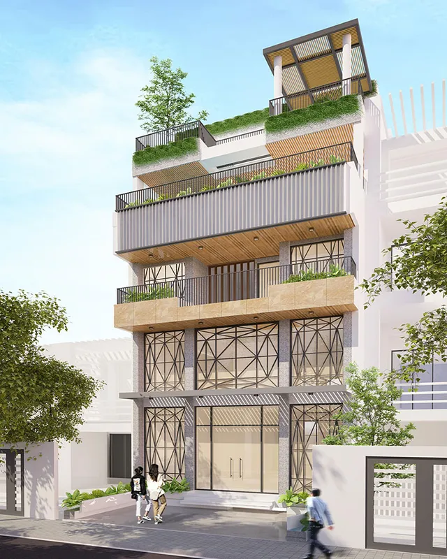 Sản phẩm Xay nha o ket hop van phong lam viec 1 — Công Ty Cổ Phần Tư Vấn Thiết Kế Xây Dựng Vanacons — MST 0313936887