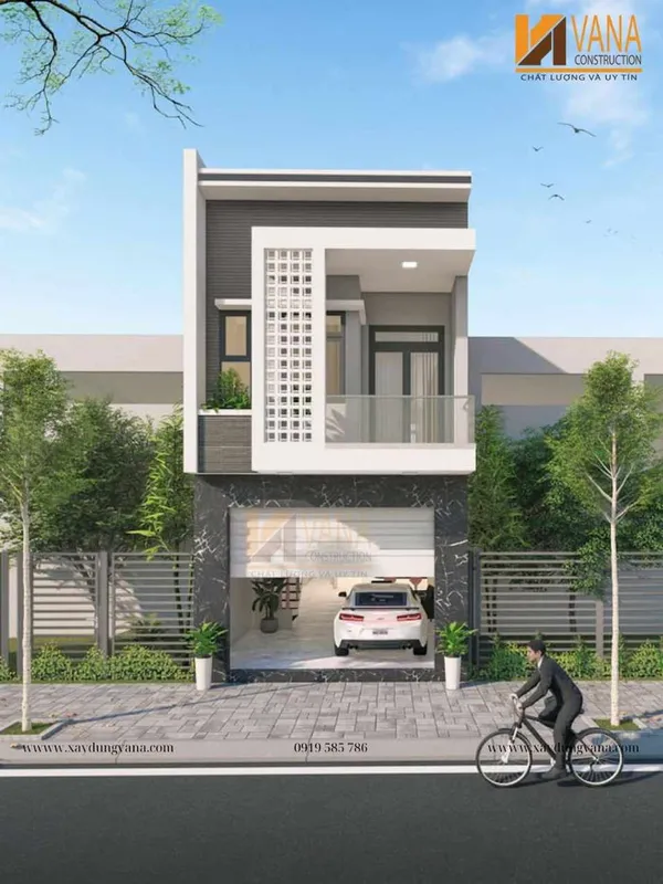 Sản phẩm mau nha mat tien 6m hien dai — Công Ty Cổ Phần Tư Vấn Thiết Kế Xây Dựng Vanacons — MST 0313936887