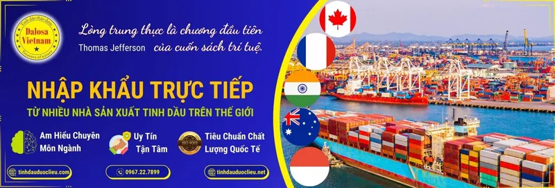 Sản phẩm the manh cua dalosa vn — Tinh Dầu Thảo Dược Dalosa - Công Ty TNHH Tinh Dầu Thảo Dược Dalosa Việt Nam — MST 0313944542