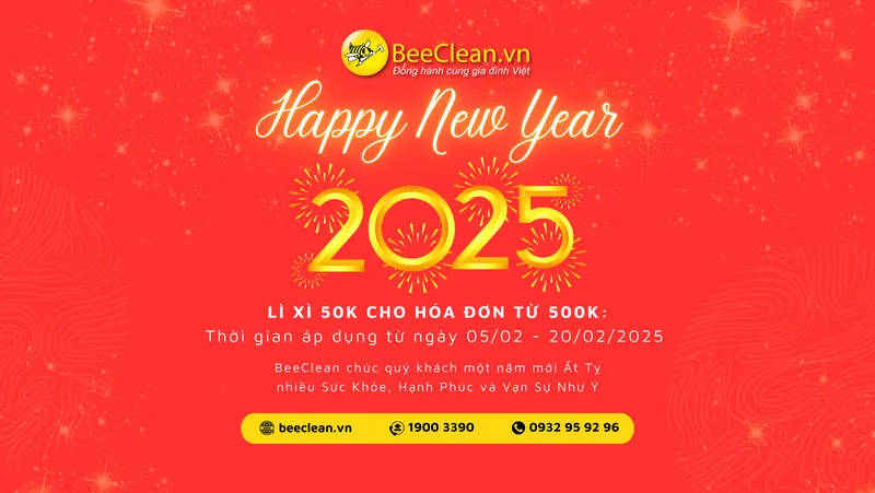 Sản phẩm BeeClean Uu Dai Nam Moi 2025 — Công Ty TNHH Dịch Vụ Bee Clean — MST 0313971994