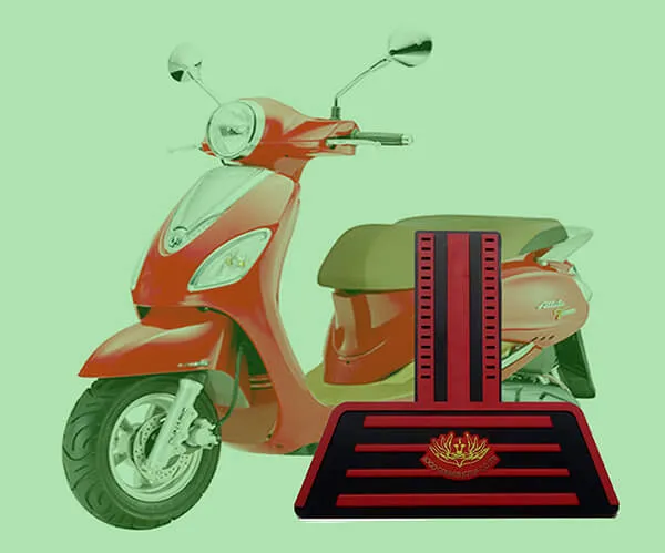 Sản phẩm Tấm chắn đinh xe máy 3 lớp màu đỏ — Logo Nhựa Dẻo Sen Vàng - Công Ty TNHH Một Thành Viên Logo Sen Vàng — MST 0313990997