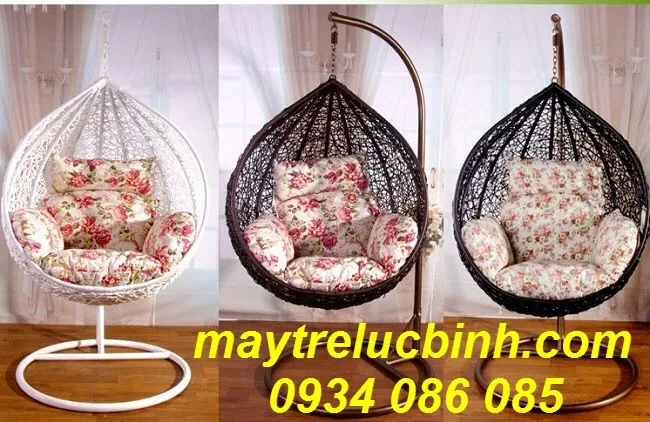 Sản phẩm Xích đu nhựa giả mây S153 — Công Ty TNHH Nội Thất Mây Tre Lục Bình — MST 0313994688