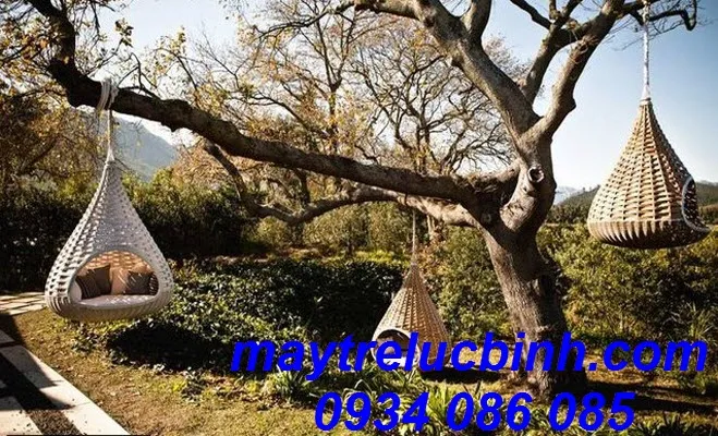 Sản phẩm Xích đu nhựa giả mây S163 — Công Ty TNHH Nội Thất Mây Tre Lục Bình — MST 0313994688