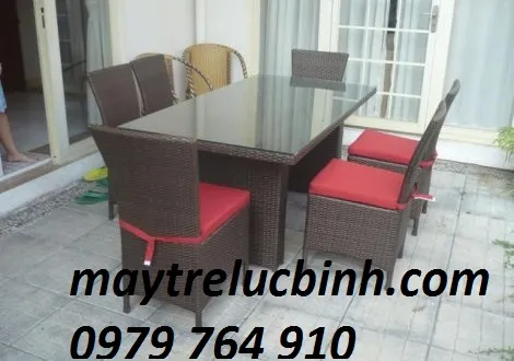 Sản phẩm ban ghe gia may bv821 — Công Ty TNHH Nội Thất Mây Tre Lục Bình — MST 0313994688