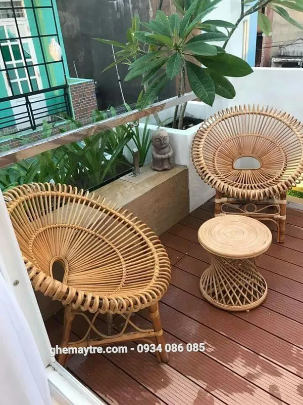 Sản phẩm ghe may bong sen — Công Ty TNHH Nội Thất Mây Tre Lục Bình — MST 0313994688