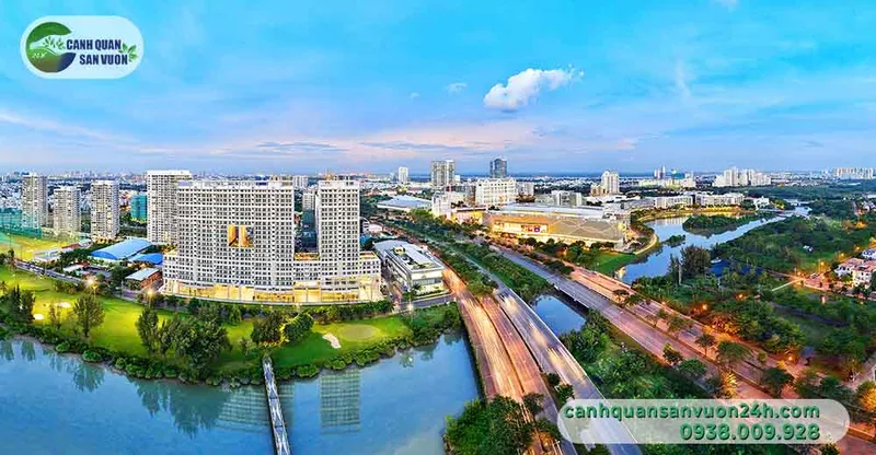 Sản phẩm mau canh quan do thi dep — Cảnh Quan Sân Vườn 24h — MST 0314001759