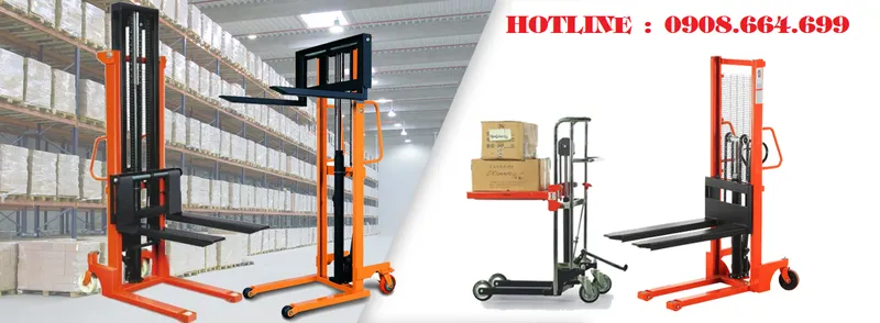 Sản phẩm xe nang tay cao — Công Ty TNHH Thương Mại Dịch Vụ Kỹ Thuật HQ — MST 0314002093