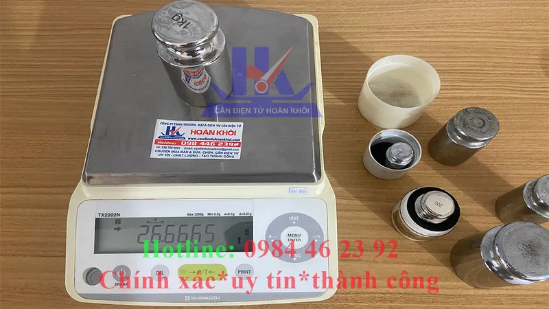 Sản phẩm Cân Ki Thuật Cân Vàng Shimadzu TX2202N 2200g 0.01g — Công Ty TNHH TM Và DV Cân Điện Tử Hoàn Khôi — MST 0314014557
