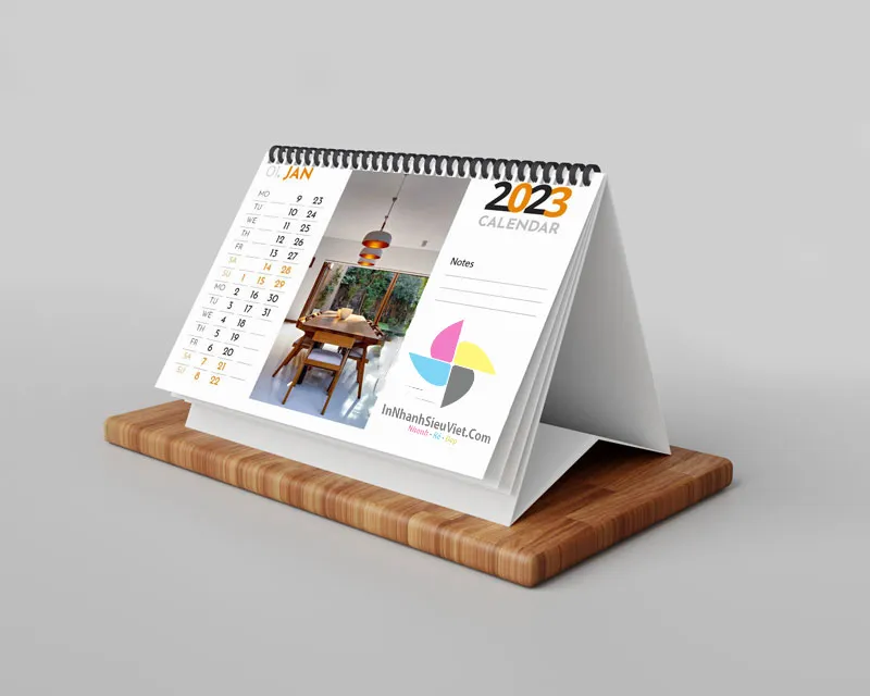 Sản phẩm lich de ban 6 — Công Ty TNHH In ấn Thiết Kế Siêu Việt — MST 0314017893